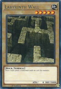 Labyrinth Wall - Maze of Memories - YuGiOh card