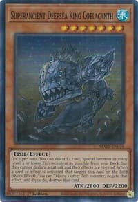 Superancient Deepsea King Coelacanth - Maze of Memories - YuGiOh card