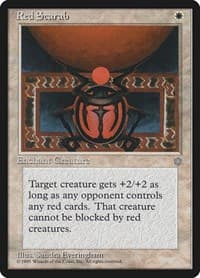 Red Scarab - Ice Age - Magic: The Gathering card