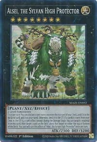 Alsei, the Sylvan High Protector - Maze of Memories - YuGiOh card