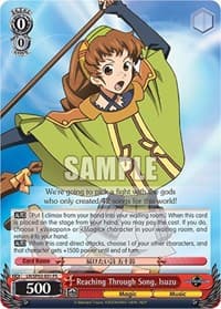 Reaching Through Song, Isuzu - LOG HORIZON Power Up Set - Weiss Schwarz card