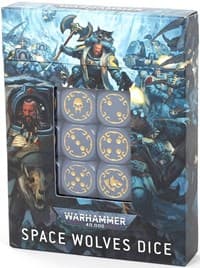 Warhammer: 40K - Space Wolves Dice Set (20-pack) - Warhammer Game Accessories - Warhammer Game Accessories card