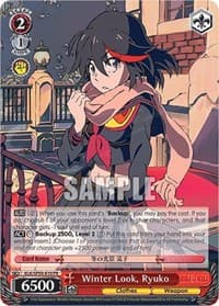 Winter Look, Ryuko - KILL la KILL Power Up Set - Weiss Schwarz card