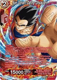 Son Gohan, Daring Onslaught (Silver Foil) - Power Absorbed - Dragon Ball Super: Masters card