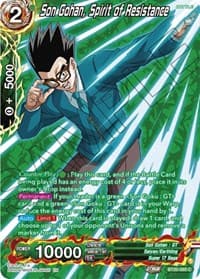 Son Gohan, Spirit of Resistance (Silver Foil) - Power Absorbed - Dragon Ball Super: Masters card