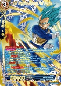 SSB Vegeta, Beyond Full Power (Gold-Stamped) - Power Absorbed - Dragon Ball Super: Masters card