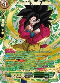 SS4 Son Goku, Stygian Journey (Gold-Stamped) - Power Absorbed - Dragon Ball Super: Masters card