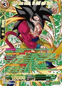SS4 Son Goku, to Hell and Back (Gold-Stamped) - Power Absorbed - Dragon Ball Super: Masters card