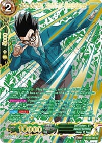 Son Gohan, Spirit of Resistance (Gold-Stamped) - Power Absorbed - Dragon Ball Super: Masters card