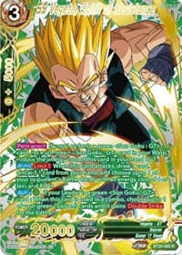 SS Vegeta, Spirit of Resistance (Gold-Stamped) - Power Absorbed - Dragon Ball Super: Masters card