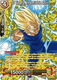 SS Vegeta, Indomitable Spirit (Silver Foil) - Power Absorbed - Dragon Ball Super: Masters card