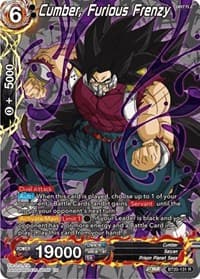 Cumber, Furious Frenzy (Silver Foil) - Power Absorbed - Dragon Ball Super: Masters card