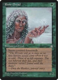 Rime Dryad - Ice Age - Magic: The Gathering card
