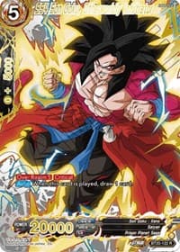 SS4 Son Goku, Otherworldly Infiltrator (Gold-Stamped) - Power Absorbed - Dragon Ball Super: Masters card