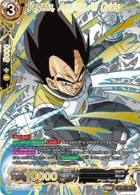 Vegeta, Against All Odds (Gold-Stamped) - Power Absorbed - Dragon Ball Super: Masters card