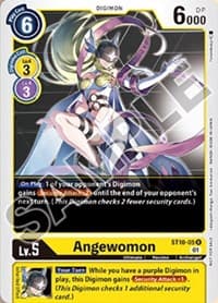 Angewomon (Tamer Goods Set Angewomon & LadyDevimon) - Starter Deck 10: Parallel World Tactician - Digimon Card Game card