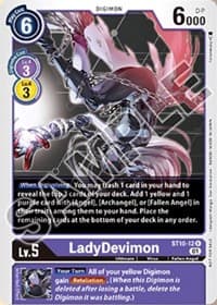 LadyDevimon (Tamer Goods Set Angewomon & LadyDevimon) - Starter Deck 10: Parallel World Tactician - Digimon Card Game card