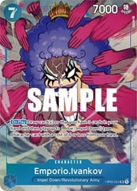 Emporio.Ivankov (051) (Alternate Art) - Paramount War - One Piece Card Game card
