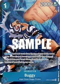 Buggy (Alternate Art) - Paramount War - One Piece Card Game card