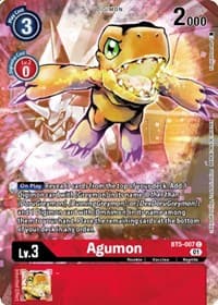 Agumon - BT5-007 (Digimon Royal Knights Card Set) - Battle of Omni - Digimon Card Game card