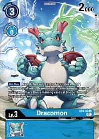 Dracomon (Digimon Royal Knights Card Set) - Starter Deck 08: Ulforce Veedramon - Digimon Card Game card