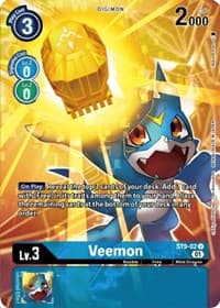 Veemon (Digimon Royal Knights Card Set) - Starter Deck 09: Ultimate Ancient Dragon - Digimon Card Game card