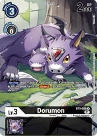 Dorumon (Digimon Royal Knights Card Set) - X Record - Digimon Card Game card