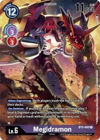 Megidramon (Digimon Card Game Deck Box Set) - Battle of Omni - Digimon Card Game card