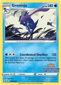 Greninja (Illustration Contest 2022) - SWSH: Sword & Shield Promo Cards - Pokemon card