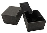 Sentinel Deck Box 130 - Black - Legion Premium Supplies Deck Boxes - Deck Boxes card