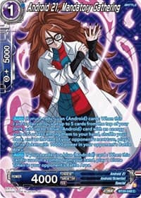Android 21, Mandatory Gathering (Silver Foil) - Power Absorbed - Dragon Ball Super: Masters card