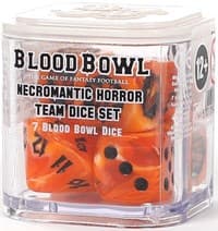 Blood Bowl: Necromantic Horror Team Dice Set (7-Pack) - Warhammer Game Accessories - Warhammer Game Accessories card