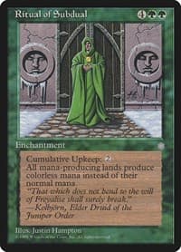 Ritual of Subdual - Ice Age - Magic: The Gathering card