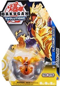 Platinum Series Bakugan Single Pack - Aurelus Platinum Dragonoid - Evolutions - Bakugan TCG card