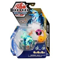 Bakugan Platinum Power Up Pack - Aquos Platinum Power Up Dragonoid - Evolutions - Bakugan TCG card