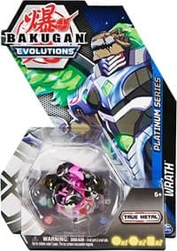 Platinum Series Bakugan Single Pack - Darkus Platinum Wrath - Evolutions - Bakugan TCG card