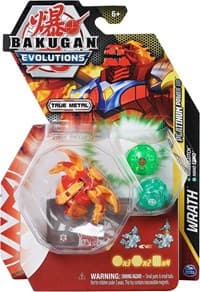 Bakugan Platinum Power Up Pack - Pyrus Platinum Power Up Wrath - Evolutions - Bakugan TCG card