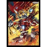 Digimon Card Game Official Sleeves - ShineGreymon (60-Pack) - Bandai Card Sleeves - Card Sleeves card