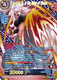 Android 21, in the Name of Hunger (Gold-Stamped) - Power Absorbed - Dragon Ball Super: Masters card
