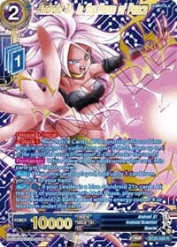 Android 21, in the Name of Peace (Gold-Stamped) - Power Absorbed - Dragon Ball Super: Masters card