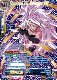 Android 21, Wavering Will (Gold-Stamped) - Power Absorbed - Dragon Ball Super: Masters card