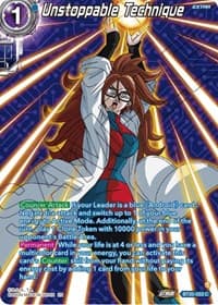 Unstoppable Technique (Silver Foil) - Power Absorbed - Dragon Ball Super: Masters card