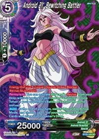 Android 21, Bewitching Battler (Silver Foil) - Power Absorbed - Dragon Ball Super: Masters card