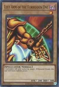 Left Arm of the Forbidden One - Legend of Blue Eyes White Dragon (25th Anniversary Edition) - YuGiOh card