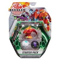 Bakugan Starter 3-Pack - Pyrus Sharktar Ultra - Geogan Rising - Bakugan TCG card