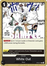 White Out - ST-06: Starter Deck 6 Absolute Justice - One Piece Card Game card