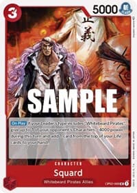 Squard - Paramount War - One Piece Card Game card