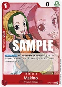 Makino - Paramount War - One Piece Card Game card