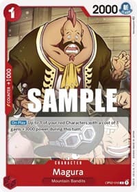 Magura - Paramount War - One Piece Card Game card