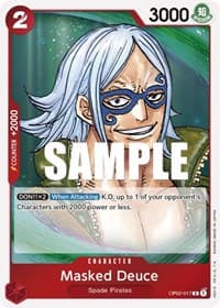 Masked Deuce - Paramount War - One Piece Card Game card